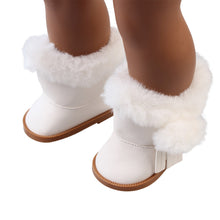 Load image into Gallery viewer, Plush Winter Snow Boots  For 18 Inch American Girl Dolls Mini Shoes