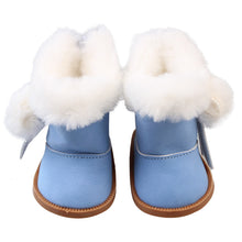 Load image into Gallery viewer, Plush Winter Snow Boots  For 18 Inch American Girl Dolls Mini Shoes