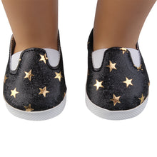 Load image into Gallery viewer, Glitter Doll Shoes Star Dress Shoe For 18 Inch Our Generation American Girl Doll