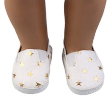 Load image into Gallery viewer, Glitter Doll Shoes Star Dress Shoe For 18 Inch Our Generation American Girl Doll